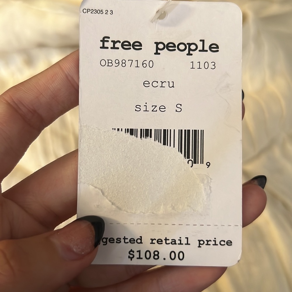 FREE PEOPLE CREAM DRESS - Picture 10 of 10